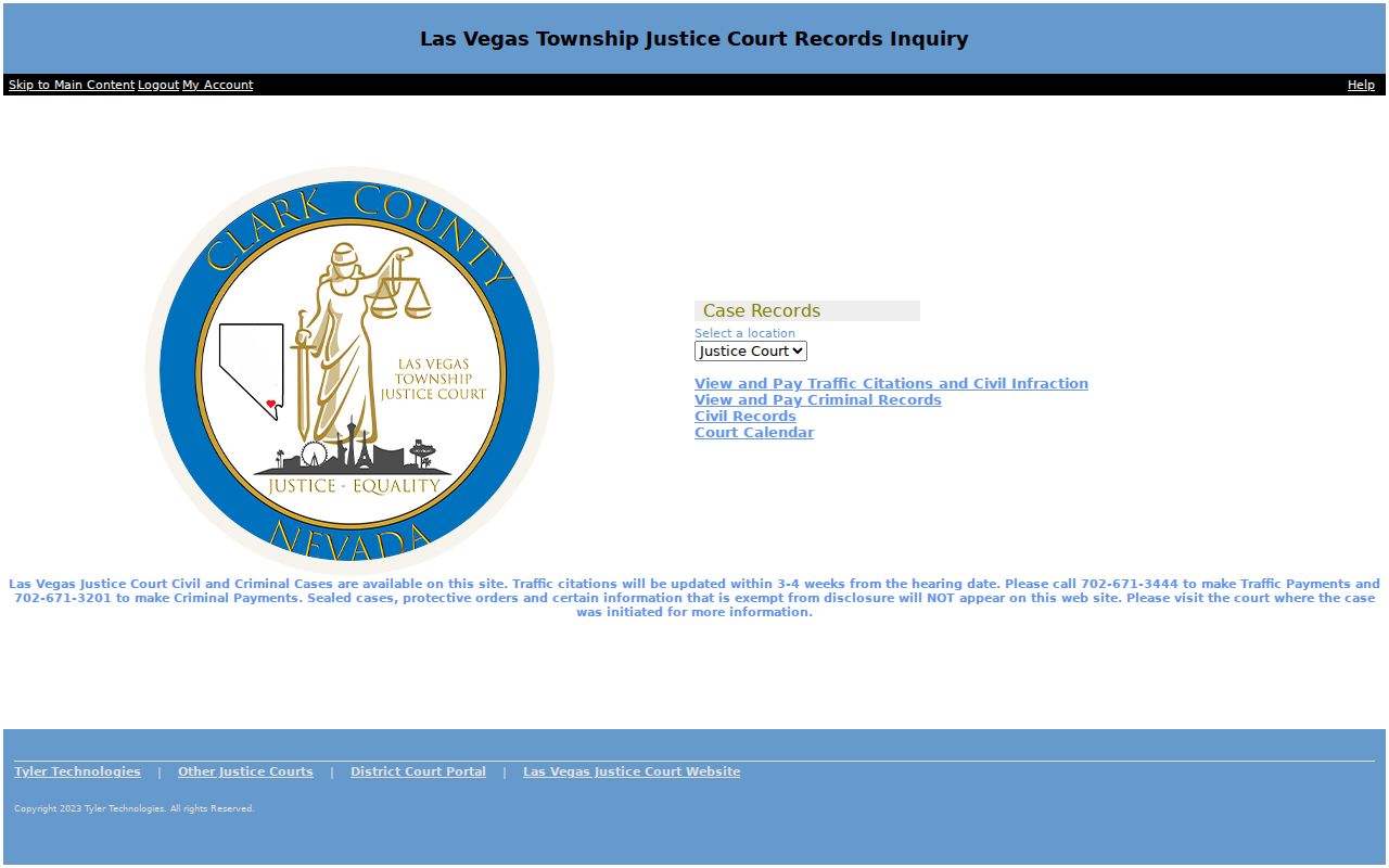 Spring Valley residents directory Las Vegas Justice Court case search